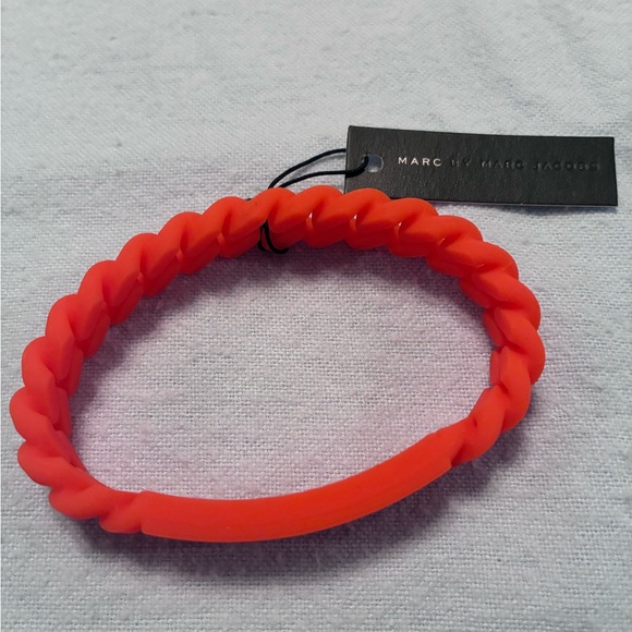 Marc by Marc Jacobs Braided Bracelet in color fluoro orange - Picture 1 of 8